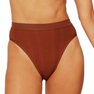 NWT L*Space Frenchi bitsy cut bikini bottoms brown